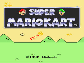Mario Kart Offroad EX Title Screen